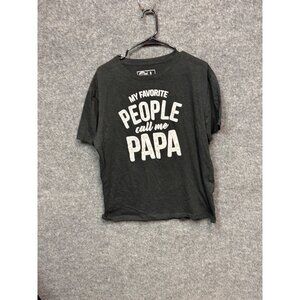 "My Favorite People Call Me Papa" T-Shirt Crazy Dog L